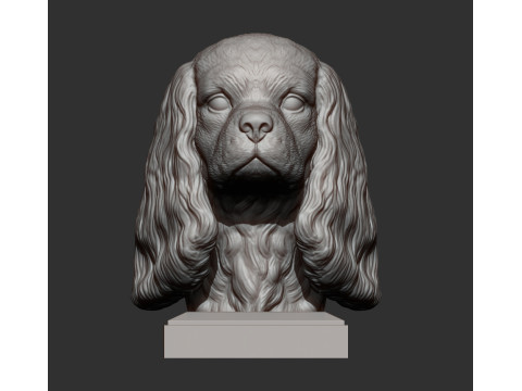 Spaniel cavalier king charles 3D Принт Модель