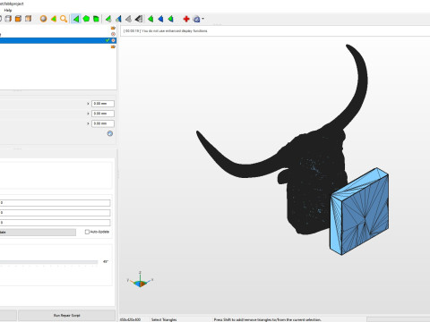 Texas Longhorn Modello di stampa 3D