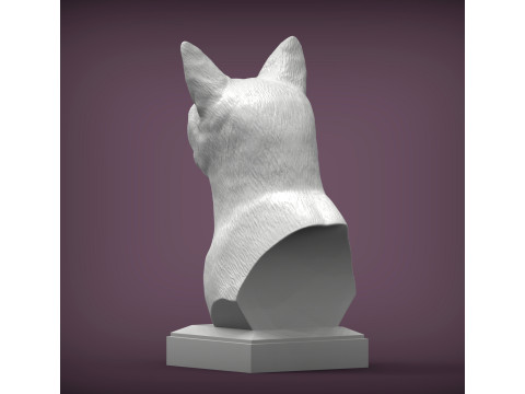 Abyssinian cat 3D Print Model