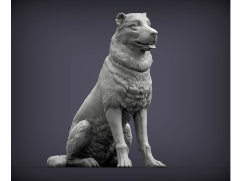 Central asian shepherd 3Dプリントモデル