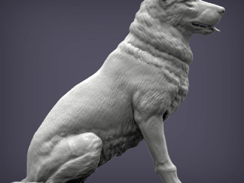 Central asian shepherd 3D Принт Модель