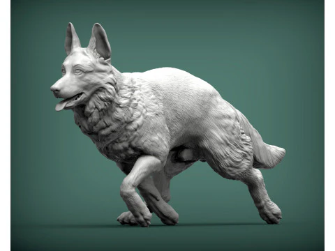 ジャーマンシェパード 3Dプリントモデル