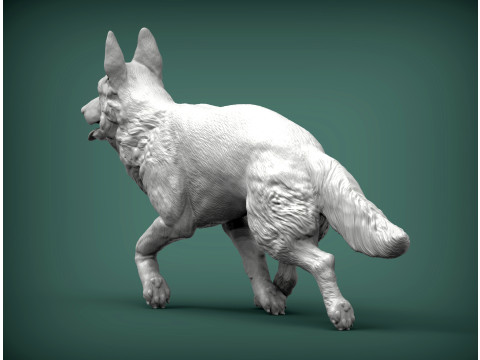 German Shepherd 3D-printmodel