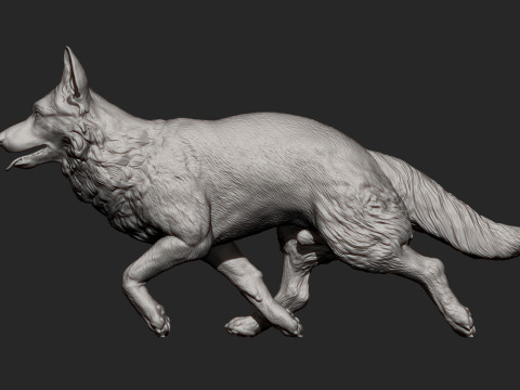 German Shepherd 3D-printmodel