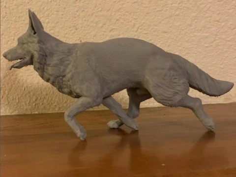 German Shepherd 3D Print Model