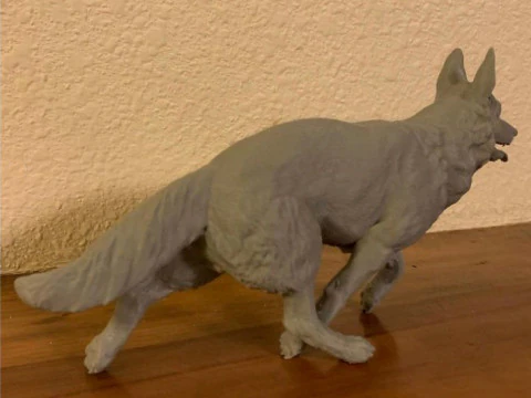 German Shepherd 3D Print Model