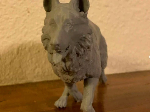 German Shepherd 3D Print Model