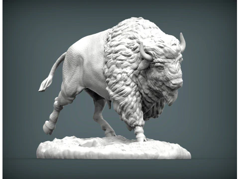 Бізон 3D Принт Модель