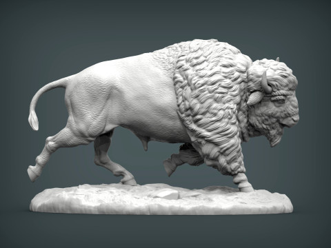 Bison Model Cetak 3D