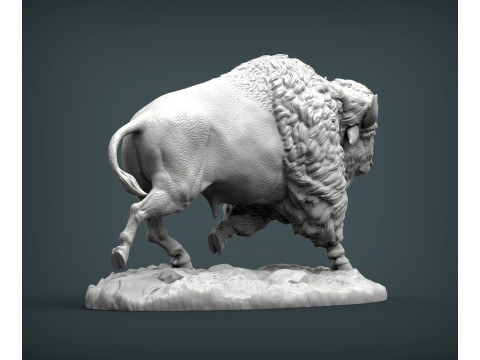 Bison Model Cetak 3D