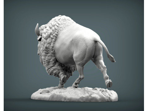 Bison Model Cetak 3D