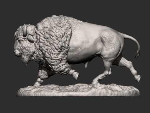 Bison Model Cetak 3D