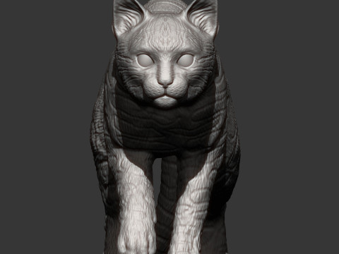 Bengal cat 3D Print Model