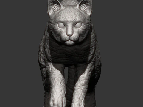 Bengal cat 3D Print Model