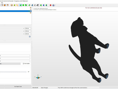 Beagle dog 3D 打印模型