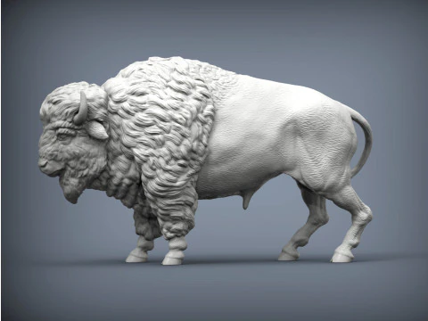 Бізон 3D Принт Модель