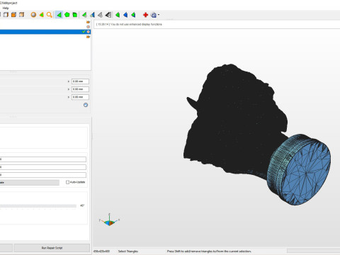 Bison bust 3D 프린트 모델