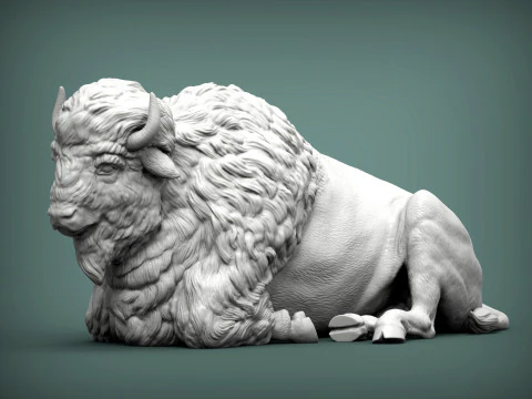 Бізон 3D Принт Модель