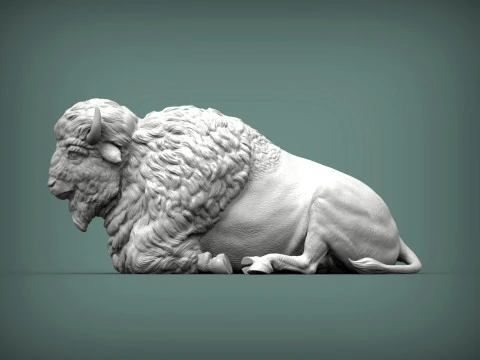 Bison 3D Print Model