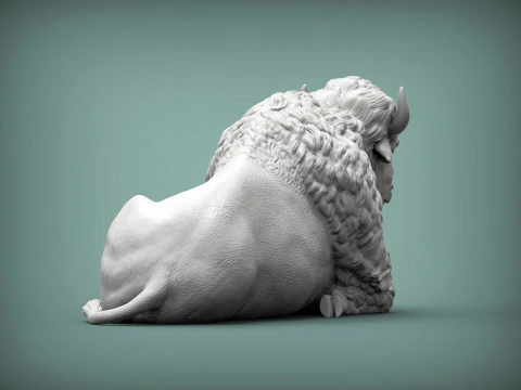 Bison 3D Print Model