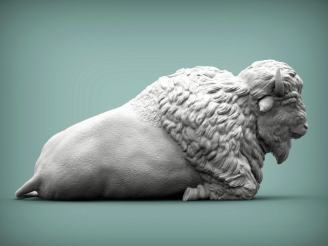 Bison 3D Baskı Modeli