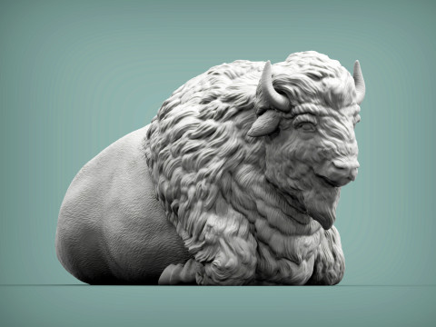 Bison 3D Baskı Modeli