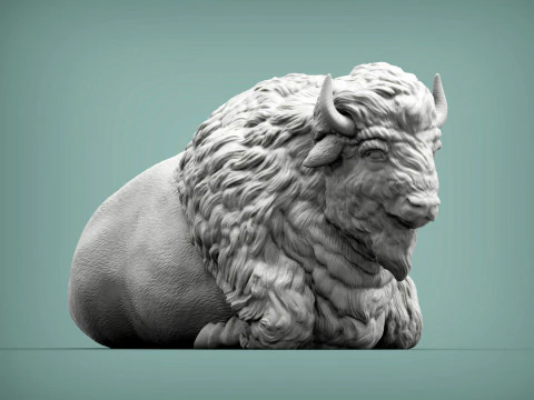 Bison 3D Print Model