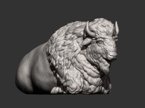 Bison 3D Baskı Modeli