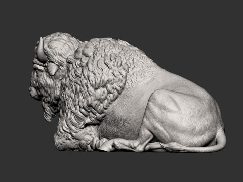 Bison 3D Baskı Modeli