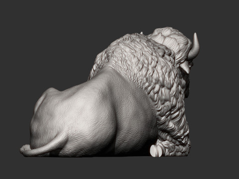 Bison 3D Baskı Modeli