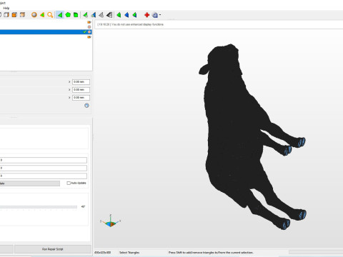 Bison calf 3D-printmodel