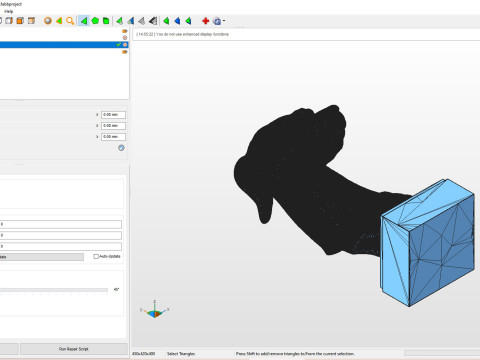 Greyhound dog Model Cetak 3D