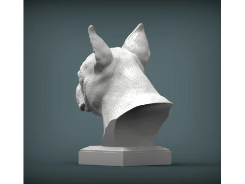 ボストンテリア 3Dプリントモデル