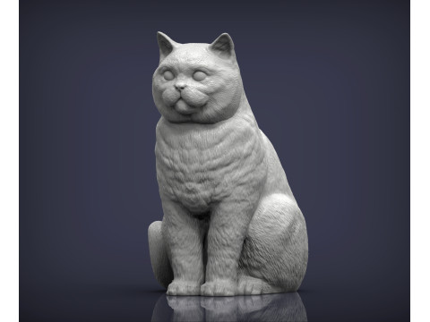 British shorthair cat 3D 打印模型