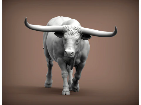Texas Longhorn 3D Print Model