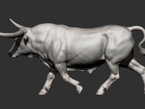 Texas Longhorn 3D Print Model