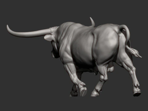Texas Longhorn 3D Print Model