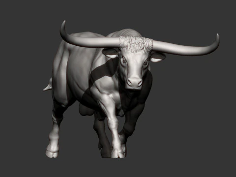 Texas Longhorn 3D Print Model