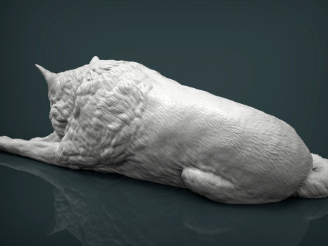 Wolf 3D Print Model