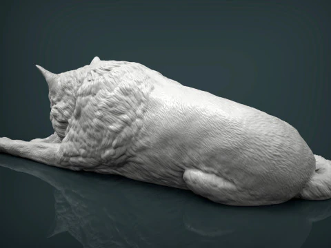 Wolf 3D Print Model