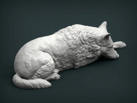 Wolf 3D Print Model