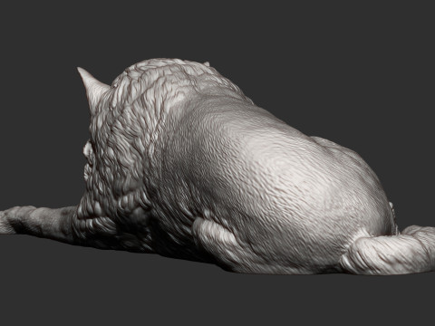 Wolf 3D Print Model
