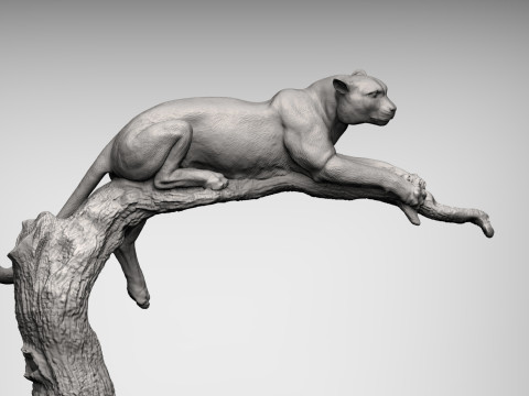 Cheetah Modelo de Impressão 3D