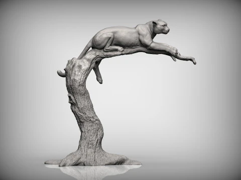 Cheetah 3D Print Model