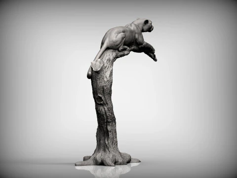 Cheetah 3D Print Model