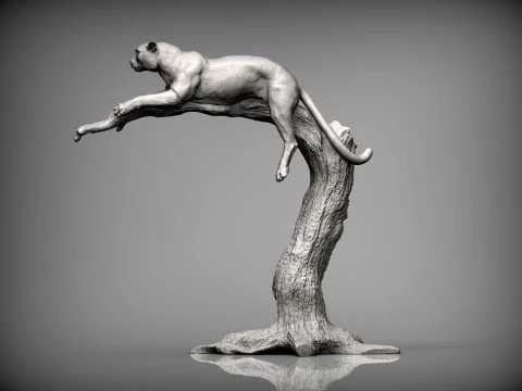 Cheetah 3D Print Model