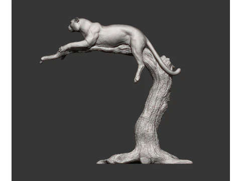 Cheetah 3D Print Model