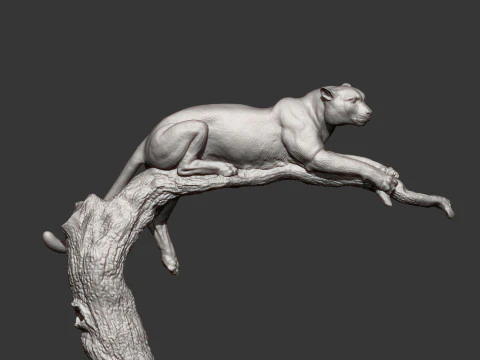 Cheetah 3D Print Model