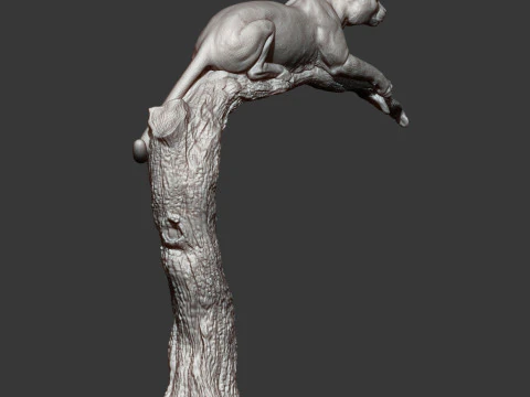 Cheetah 3D Print Model