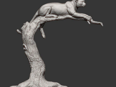 Cheetah 3D Print Model